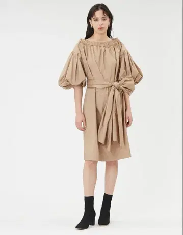 FRAY I.D 벌룬 슬리브 드레스 [ 택 포함 ]