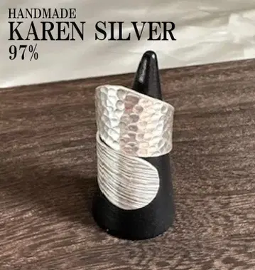 실버 반지 11호 카렌 실버 핸드메이드 에스닉 순은 #136
