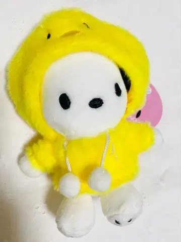 포차코 인형옷 친구 옐로우 컬러 후드티 후드 복슬복슬 봉제 인형