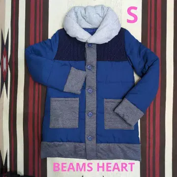 [ BEAMS HEART ] 이소재 절개 패딩 자켓 0