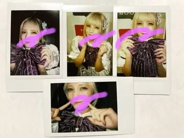 미야노 시즈카 빅 리본 의상 폴라로이드 4장 세트