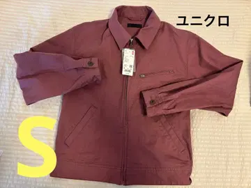 유니클로 집업 블루종 S 퍼플