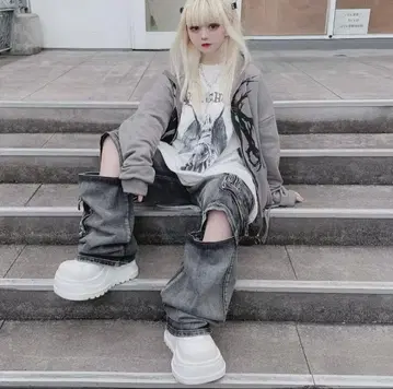 [ VOLCAN&APHRODITE ] 포켓 니지퍼 데님 팬츠 S