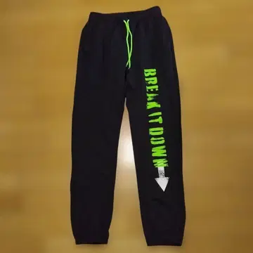 줌바 ZUMBA 스웨트 팬츠 조거 팬츠 블랙 속기모