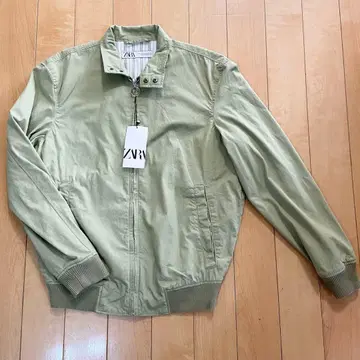 ZARA 자라 아우터 자켓 블루종 상의 카키 녹색 그린