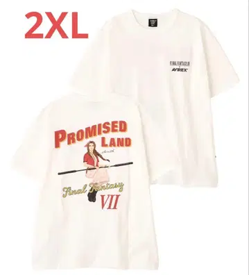 2XL AVIREX FINAL FANTASY VII T셔츠 에리스