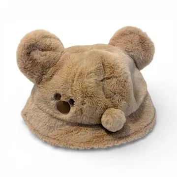 [ 도쿄디즈니씨 한정판 ] 더피 귀 달린 퍼 버킷햇