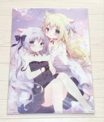 시라타마 시라타마코 클리어 파일 세트 하얀 강아지