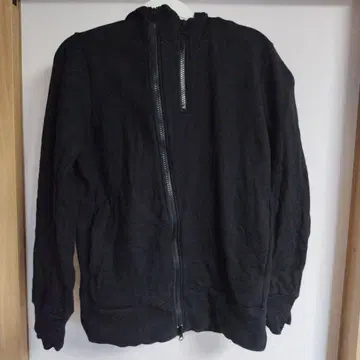 유니클로 KM 풀 지퍼 후드티 밀리터리