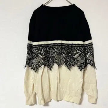 소클로스 긴팔 레이스 니트 캐시미어 혼방 [ L ] 스웨터 고급