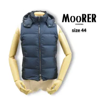 MOORER FAYER 다운 베스트 네이비 사이즈 44 무레르 이태리제