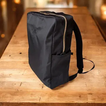 [ 말띠 해 ] 말 자수 장식 블랙 나일론 백팩