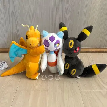 포켓몬스터 홉페타 봉제 인형 카이류 블래키 눈여아