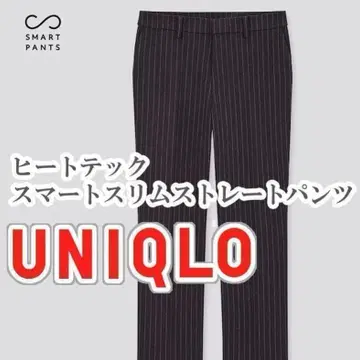 UNIQLO 히트텍 스마트 슬림 스트레이트 팬츠 55cm 네이비