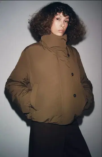 ZARA 자라 ZW 컬렉션 패디드 자켓 S