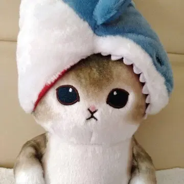 모프 샌드 mofusand 뽀떼따마 봉제 인형 물고기 상어냥 베이지