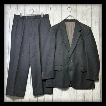 [ VINTAGE 수트 셋업 ] DAKS 울 스트라이프 그레이