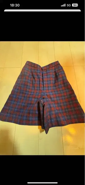 야쿠르트 레이디 현행 겨울 의류 큐롯 스커트