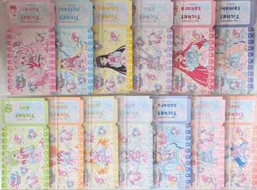 비밀의 아이프리 아이프리 월드 티켓풍 스티커 13매 세트