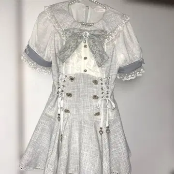 리즈리사 셋업 반팔 스카이블루