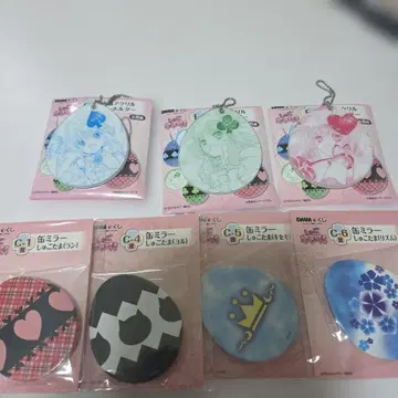 수호캐릭터 DMM 복권 아크릴 키링 캔 거울 세트 2