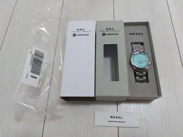 NAVAL WATCH 자동 손목시계 터콰이즈