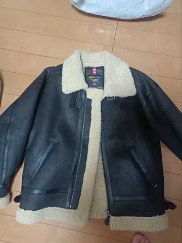 알파인더스트리 무스탕 자켓 b-3 보아 블루종 밀리터리