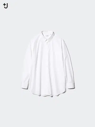 UNIQLO +J 브로드 셔츠/버튼 다운 화이트