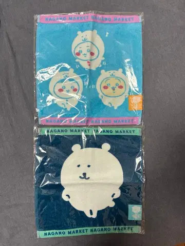 나가노 캐릭터즈 컬러 헴 부착 핸드 타월 치이카와들 나가노의 곰