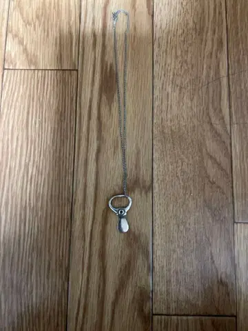 풀탭 디자인 목걸이 실버 925