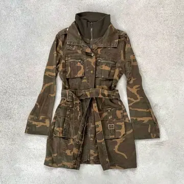 기믹 밀리터리 자켓 grunge 헤이세이 y2k 갸루 남자 페어리