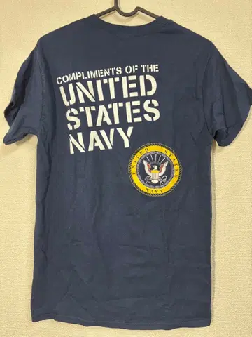 [ 미군, 레어 ] 미국 해군 T셔츠 네이비