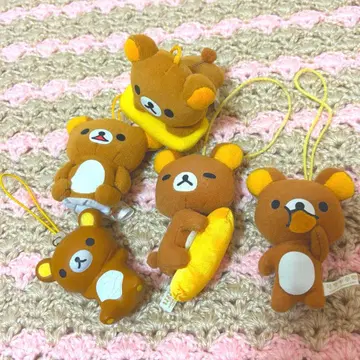 리락쿠마 손가락 인형 스트랩 세트 판매