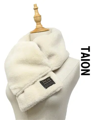 F492 TAION 밀리터리 리버서블 다운 머플러 퀼팅