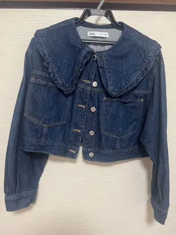 ZARA 피터팬 칼라 데님 자켓 M 사이즈