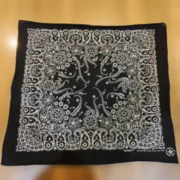 빈티지 반다나 블랙