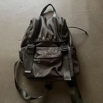 블랙 나일론 백팩 ZARA