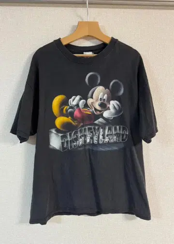 DISNEYLAND 미키마우스 T셔츠 USA제 90년대