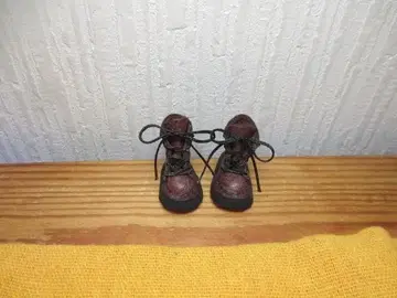 미디 브라이스 가죽 레이스업 부츠 오비츠 11 가죽 미니어처