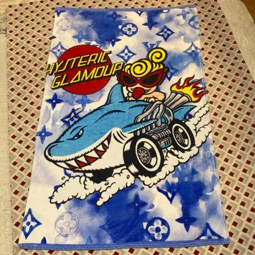 HYSTERIC GLAMOUR 샤크 디자인 타월