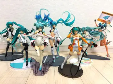 레이싱 미쿠 피규어 7체 세트