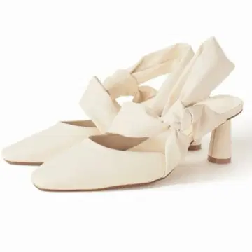 르탈론 튜브 슬링백 펌프스