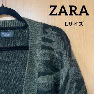 [ 가격 인하 요청 ok ] ZARA MAN 카모플라쥬 가디건 L 사이즈