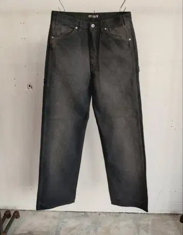 AURALEE 코튼 덕 페인터 팬츠