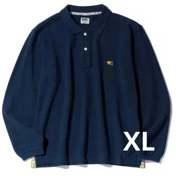 [ 새상품 ] pherrow's 피케 셔츠 긴팔 XL 네이비