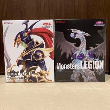 유희왕 카오스 솔저 스타더스트 드래곤 피규어 2세트