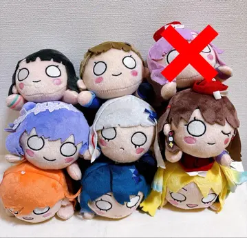 러브 라이브! 누워있는 봉제 인형 8종 세트