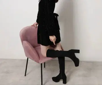 ESPERANZA 느슨한 경사 롱 부츠