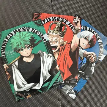 최강 점프 나의 히어로 아카데미아 클리어 파일 3장 세트