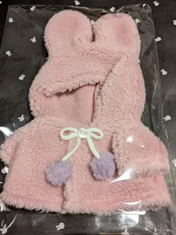 플라워 미피 포근 케이프 핑크